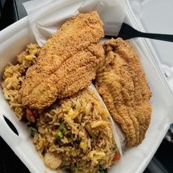 East Point fish & Wings - My fish  plate