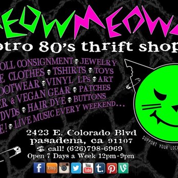 Meowmeowz! - If you like rock n roll, vintage, alternative stuff, get over to MeowMeowz! - Used, Vintage & Consignment Near Me - Pasadena, California Meowmeowz! - If you like rock n roll, vintage, alternative stuff, get over to MeowMeowz! - Used, Vintage & Consignment Near Me - Pasadena, California