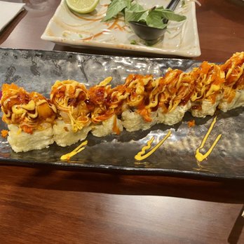 Sakura #16 - Winchester - Spicy Volcano Roll (missing one piece!) - Asian Fusion Near Me - Winchester, Virginia