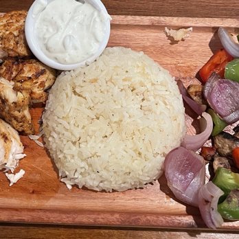 Rodos Greek Taverna - Chicken Souvlaki Kebab - Modern European Near Me - Columbus, Ohio