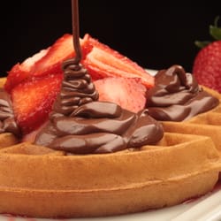 Waffle Store - Morango com Nutela
