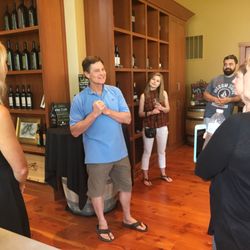 Winery Tours Walla Walla - Getting some one-on-one time with Chuck Reininger, winemaker for Reininger Winery