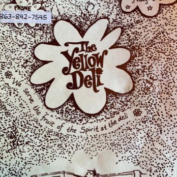 Yellow Deli - Menu - Sandwiches Near Me - Arcadia, Florida