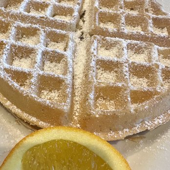 Keke's Breakfast Cafe - Single Waffle  (requested powdered sugar) - Breakfast & Brunch Near Me - Lakeland, Florida