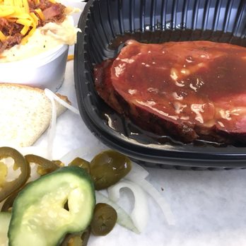 Kat's Barbecue - The Saturday prime rib special in all its culinary glory. - Barbeque Near Me - Santa Fe, Texas