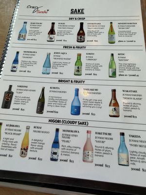 Menu photo 1 Crazy Sushi Tigard, OR