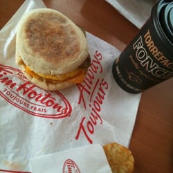 Tim Hortons - Hash browns were under cooked.