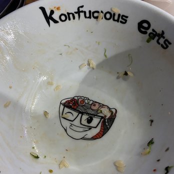 Konfucious Eats - Empty happy bowl - Ramen Near Me - Modesto, California Konfucious Eats - Empty happy bowl - Ramen Near Me - Modesto, California