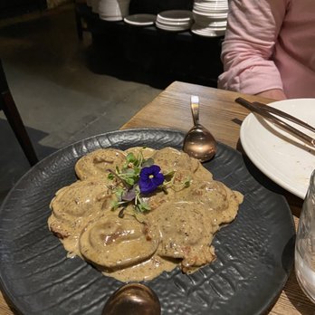 Arcano Restaurant Barcelona  - Veal ravioli - Spanish Near Me - Barcelona, B