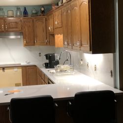 Lowe's Home Improvement - New countertops and backsplash