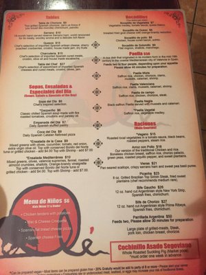 Menu photo 7 Ole Tapas Lounge & Restaurant Newark, DE Menu photo 7 Ole Tapas Lounge & Restaurant Newark, DE