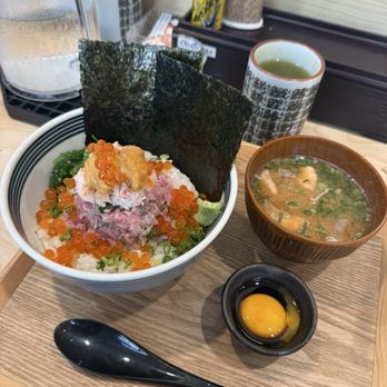 Totoya - Tokujo with egg yolk and special salmon miso - Japanese Near Me - Honolulu, Hawaii Totoya - Tokujo with egg yolk and special salmon miso - Japanese Near Me - Honolulu, Hawaii