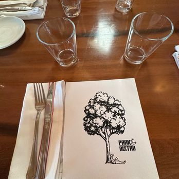 Park Bistro - Table set - Desserts Near Me - Lafayette, Louisiana