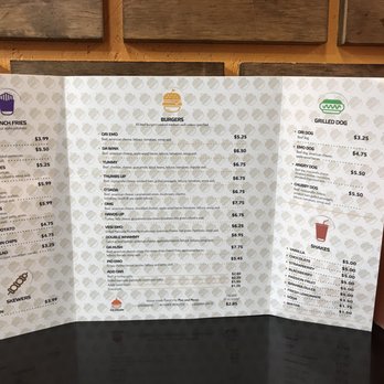 Emoji Burger - The menu. - Burgers Near Me - Jackson Heights, New York