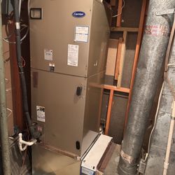 Potomac HVAC - 5-ton Carrier fan coil, new plenum box and new canvas