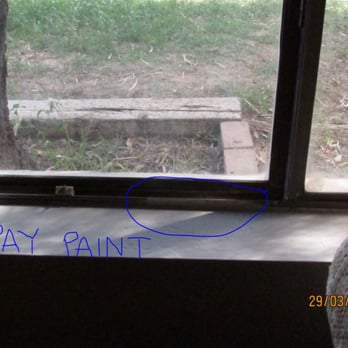 Dr Paint - They spray painted over a few window frames!! Looks terrible. - Painters Near Me - Tempe, Arizona
