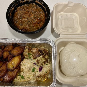 Taste of Congo - Egusi Soup/ Fufu and Chicken Mayo - African Near Me - Tukwila, Washington Taste of Congo - Egusi Soup/ Fufu and Chicken Mayo - African Near Me - Tukwila, Washington