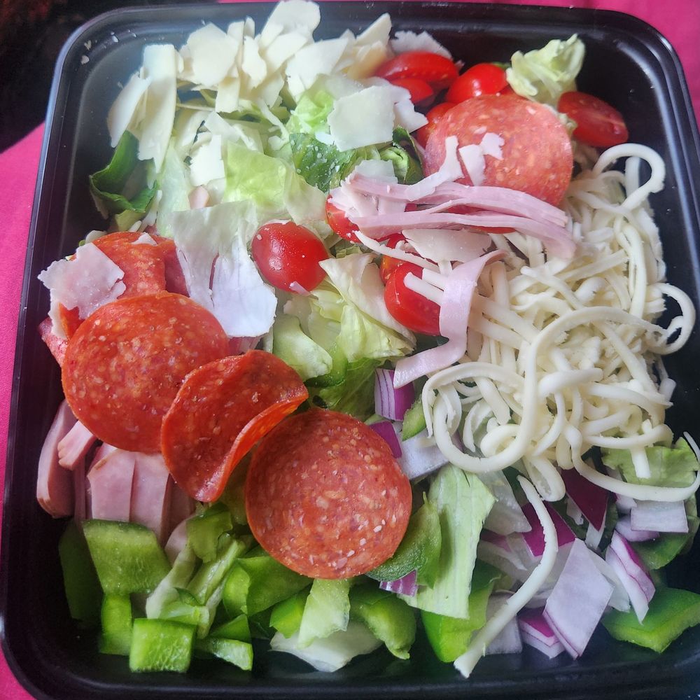 Antipasta salad. NOT impressed! I paid $20 with tax, not worth it Antipasta salad. NOT impressed! I paid $20 with tax, not worth it