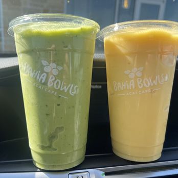 Bahia Bowls - Go Green Smoothie and Tropical Delight Smoothie - Acai Bowls Near Me - San Antonio, Texas Bahia Bowls - Go Green Smoothie and Tropical Delight Smoothie - Acai Bowls Near Me - San Antonio, Texas