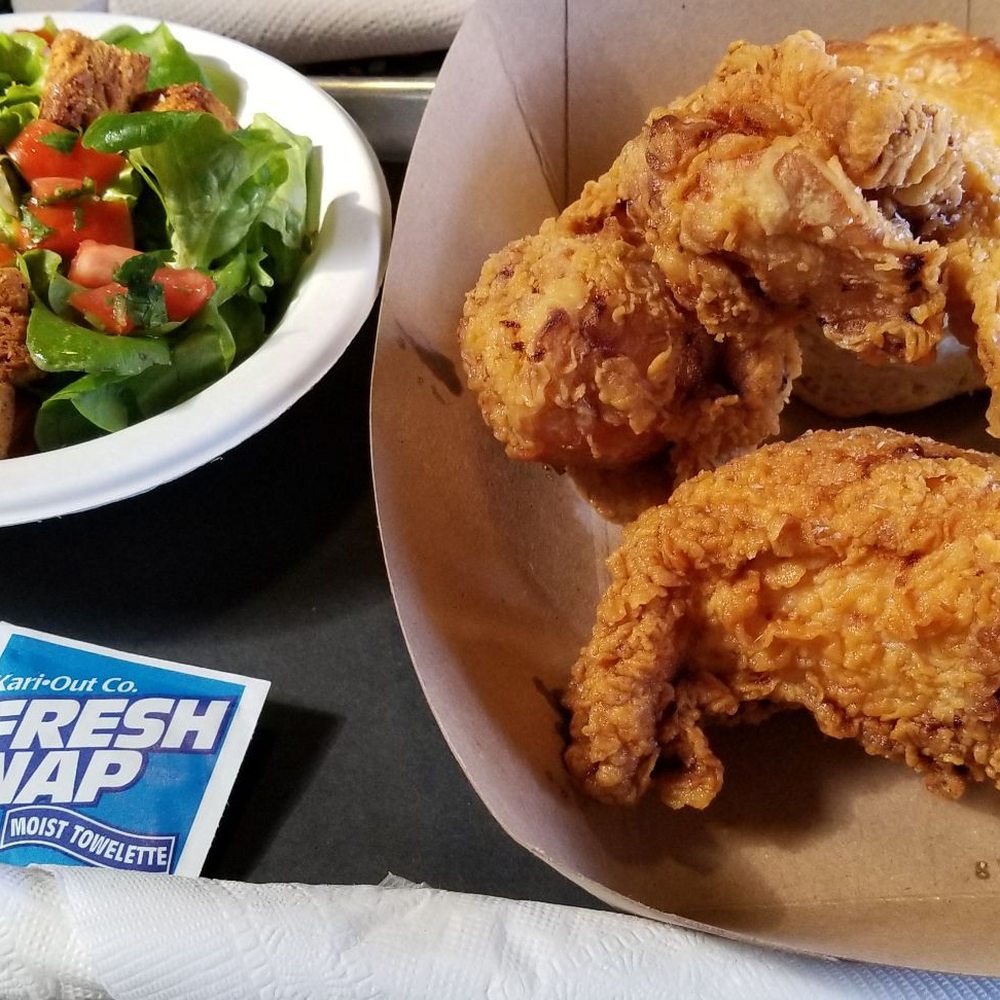 Fuzzy Cactus - Chicken box w/ side salad, house dressing on the side. - Bars Near Me - Richmond, Virginia Fuzzy Cactus - Chicken box w/ side salad, house dressing on the side. - Bars Near Me - Richmond, Virginia