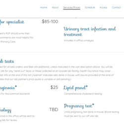 Bair Bones Osteopathic Family Medicine - Transparent pricing from our website.