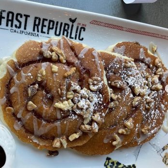 Breakfast Republic - Cinnamon Roll Pancakes - Breakfast & Brunch Near Me - San Diego, California Breakfast Republic - Cinnamon Roll Pancakes - Breakfast & Brunch Near Me - San Diego, California