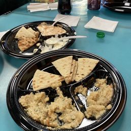 Greek dip and babaganoush