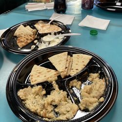 Greek dip and babaganoush
