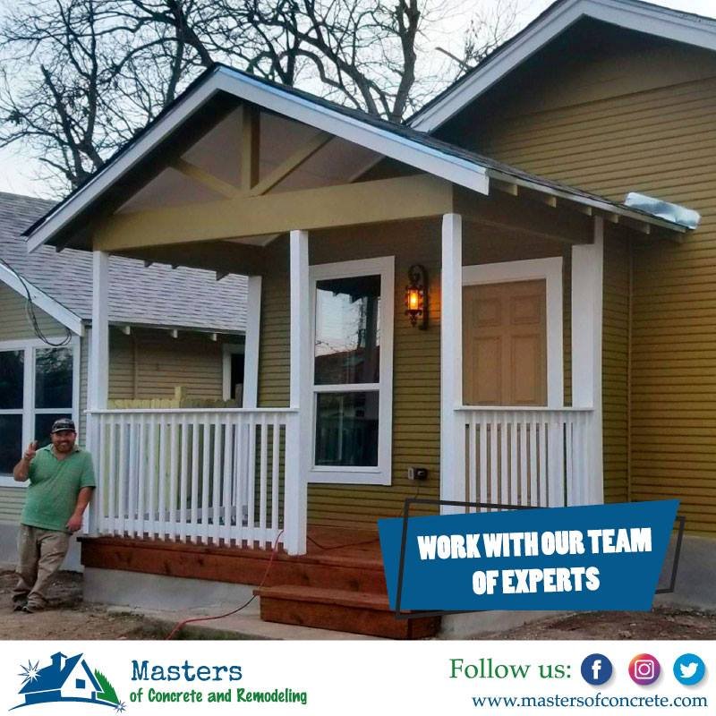 Slide of Masters of Concrete and Remodeling