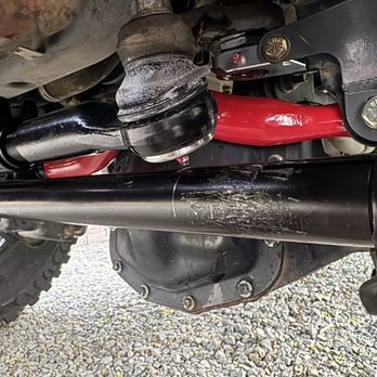 Mavis Discount Tire - Deep scratches in brand new tie rod from using a pipe wrench instead of a strap wrench, or just turning by hand. - Tires Near Me - Mount Holly, New Jersey Mavis Discount Tire - Deep scratches in brand new tie rod from using a pipe wrench instead of a strap wrench, or just turning by hand. - Tires Near Me - Mount Holly, New Jersey