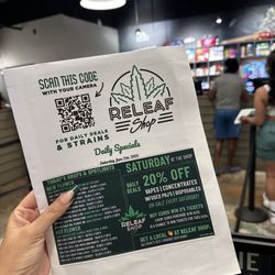 Releaf Shop - The most thorough menu