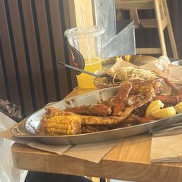 Crab boil  Lady really enjoyed it‼