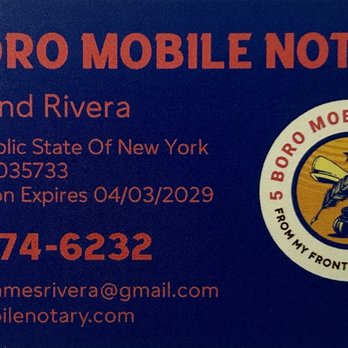 5 Boro Mobile Notary - Notaries Near Me - New York, New York 5 Boro Mobile Notary - Notaries Near Me - New York, New York