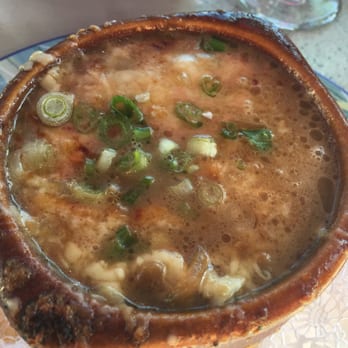 The Blue Lion - French onion soup - New American Near Me - Jackson, Wyoming The Blue Lion - French onion soup - New American Near Me - Jackson, Wyoming