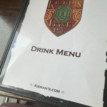 Kieran's Irish Pub - Drinks menu - Irish Pub Near Me - Minneapolis, Minnesota Kieran's Irish Pub - Drinks menu - Irish Pub Near Me - Minneapolis, Minnesota