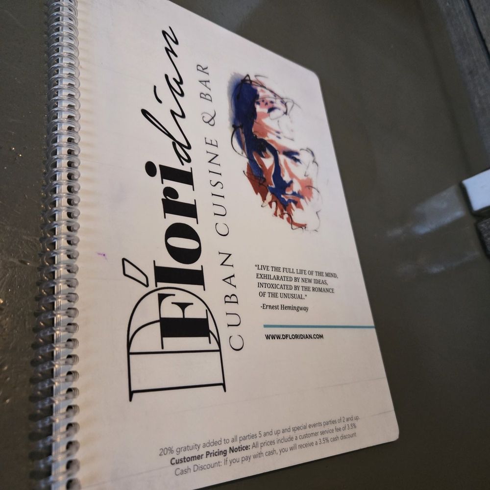Menu Cover