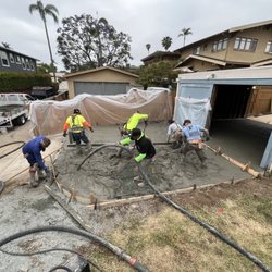 FF Concrete Services - Garage concrete extension