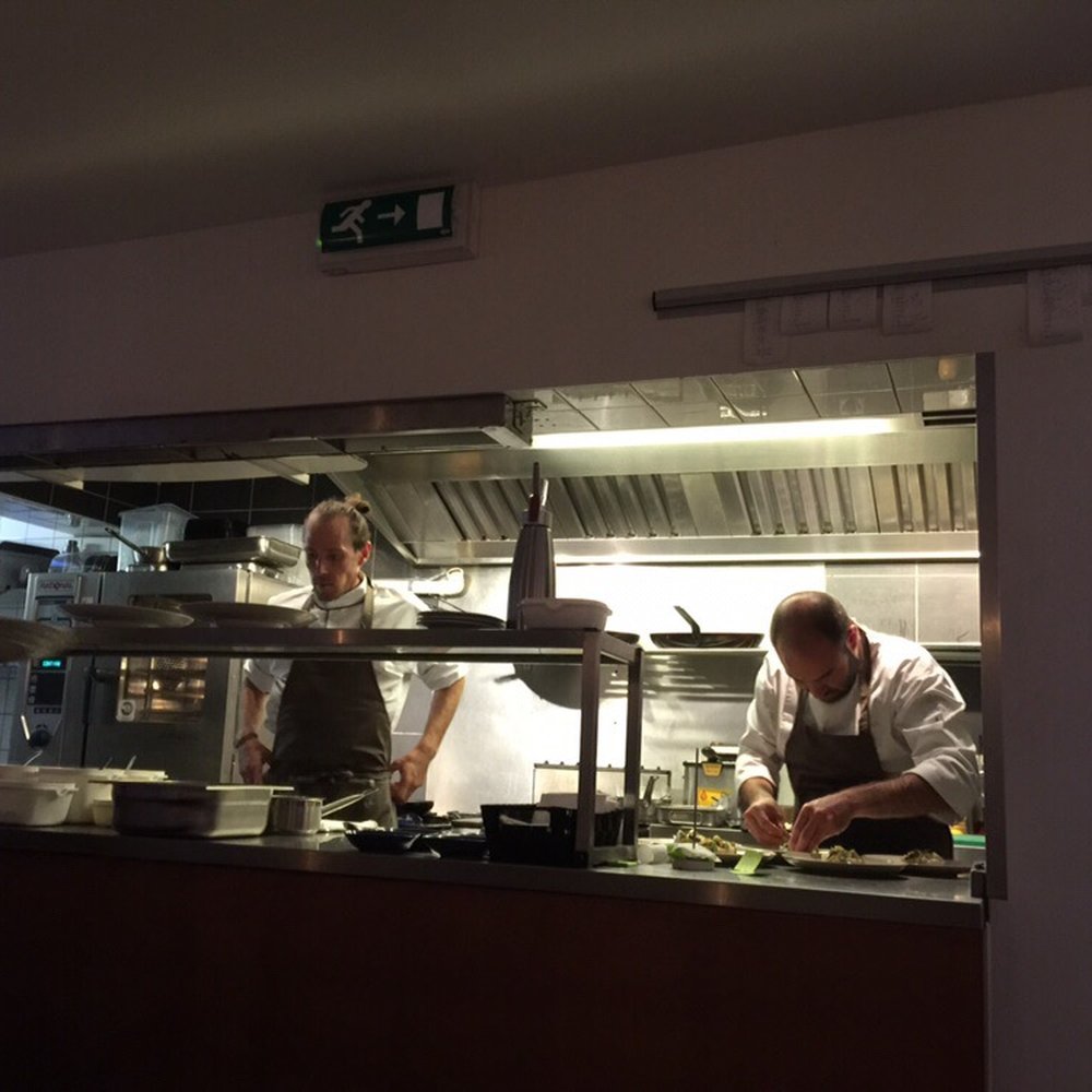 Adam - The chefs at work making magic. - Modern European Near Me - Amsterdam, New Hampshire
