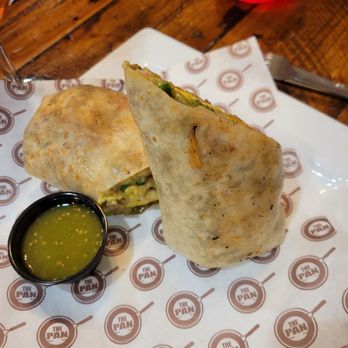 The Pan - Chili Verde burrito - Pizza Near Me - Gardena, California The Pan - Chili Verde burrito - Pizza Near Me - Gardena, California