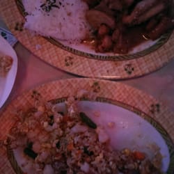 Club Blossom - Shrimp fried rice& chicken plate