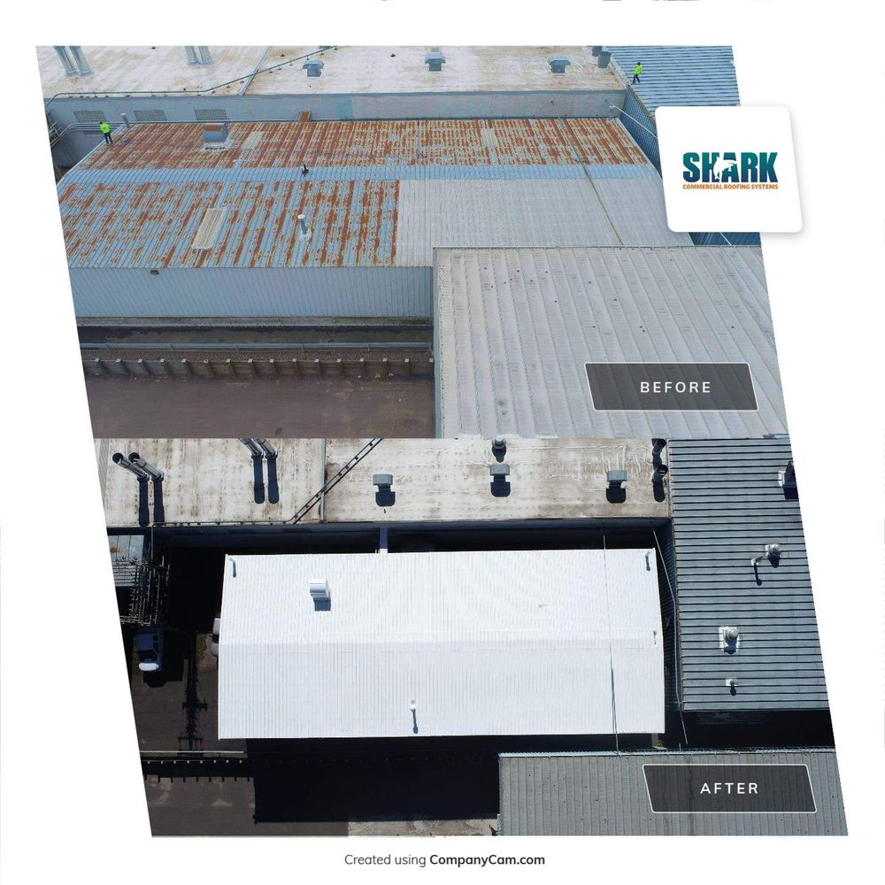 Slide of Shark Commercial Roofing Systems