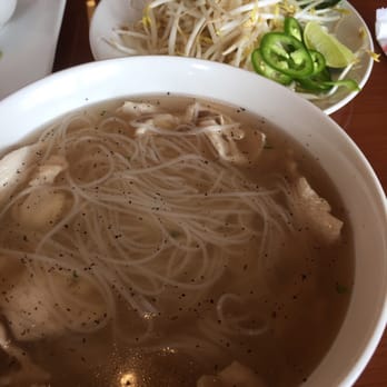 Pho Tasty - Chicken Pho pre-doctoring up with goodies.  Not on the menu but they will make it. - Vietnamese Near Me - Indianapolis, Indiana