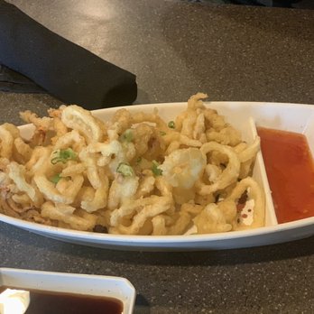 Konomi - Calamari with a tai chili sauce - Sushi Bars Near Me - Birmingham, Alabama Konomi - Calamari with a tai chili sauce - Sushi Bars Near Me - Birmingham, Alabama