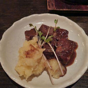 Tei-An - Beef Tongue & Truffle Mashed Potatoes - Japanese Near Me - Dallas, Texas Tei-An - Beef Tongue & Truffle Mashed Potatoes - Japanese Near Me - Dallas, Texas