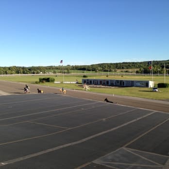 Vernon Downs Raceway - a view of the track from the top of the building - Music Venues Near Me - Vernon, New York Vernon Downs Raceway - a view of the track from the top of the building - Music Venues Near Me - Vernon, New York