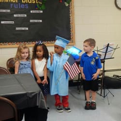 Lighthouse Preschool & Daycare - Pledge of Allegiance at our Preschool Ceremony