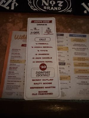 Menu photo 2 Wild Goose Tavern Costa Mesa, CA