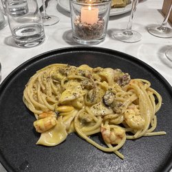 Al Corso - Seafood carbonara. There was a much fancier name in Italian that I can do no justice.