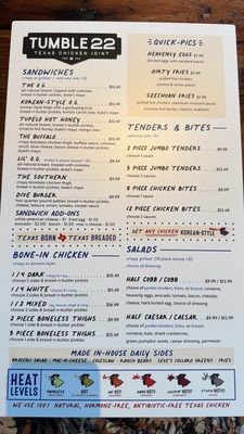 Menu photo 5 Tumble 22 Pflugerville, TX