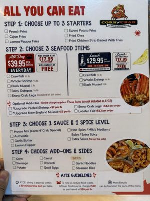 Menu photo 3 Corn N' Crab Canoga Park, CA